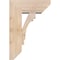 Ekena Millwork Merced Slat Smooth Bracket w/ Offset Brace, Douglas Fir, 7 1/2"W x 18"D x 26"H BKT0806X18X26MRC06SDF - alternate 4